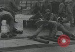 Image of US troops pack mortar shells England United Kingdom, 1944, second 27 stock footage video 65675080773