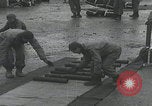 Image of US troops pack mortar shells England United Kingdom, 1944, second 33 stock footage video 65675080773