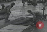 Image of US troops pack mortar shells England United Kingdom, 1944, second 34 stock footage video 65675080773