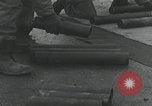 Image of American soldiers packing mortars England United Kingdom, 1944, second 20 stock footage video 65675080774