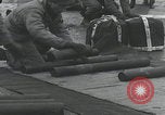 Image of American soldiers packing mortars England United Kingdom, 1944, second 23 stock footage video 65675080774