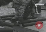 Image of American soldiers packing mortars England United Kingdom, 1944, second 27 stock footage video 65675080774