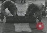Image of American soldiers packing mortars England United Kingdom, 1944, second 33 stock footage video 65675080774