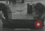 Image of American soldiers packing mortars England United Kingdom, 1944, second 36 stock footage video 65675080774