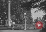 Image of Washington Park statues Portland Oregon USA, 1918, second 22 stock footage video 65675080778