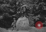 Image of Washington Park statues Portland Oregon USA, 1918, second 37 stock footage video 65675080778