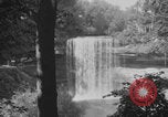Image of Minnehaha Falls family visit Minneapolis Minnesota USA, 1918, second 14 stock footage video 65675080789