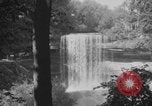 Image of Minnehaha Falls family visit Minneapolis Minnesota USA, 1918, second 15 stock footage video 65675080789