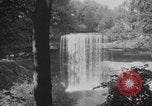 Image of Minnehaha Falls family visit Minneapolis Minnesota USA, 1918, second 16 stock footage video 65675080789