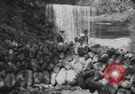 Image of Minnehaha Falls family visit Minneapolis Minnesota USA, 1918, second 23 stock footage video 65675080789
