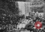 Image of Minnehaha Falls family visit Minneapolis Minnesota USA, 1918, second 28 stock footage video 65675080789