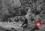 Image of Minnehaha Falls family visit Minneapolis Minnesota USA, 1918, second 56 stock footage video 65675080789