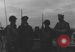 Image of American officers aboard invasion ship English Channel United Kindgom, 1944, second 10 stock footage video 65675080800
