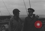 Image of American officers aboard invasion ship English Channel United Kindgom, 1944, second 42 stock footage video 65675080800