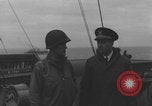 Image of American officers aboard invasion ship English Channel United Kindgom, 1944, second 45 stock footage video 65675080800