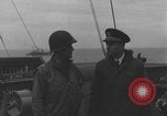 Image of American officers aboard invasion ship English Channel United Kindgom, 1944, second 47 stock footage video 65675080800