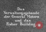 Image of General Motors building Detroit Michigan USA, 1929, second 3 stock footage video 65675080809