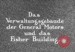 Image of General Motors building Detroit Michigan USA, 1929, second 6 stock footage video 65675080809