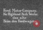 Image of Highland Park Ford Plant Highland Park Michigan USA, 1929, second 2 stock footage video 65675080811