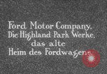 Image of Highland Park Ford Plant Highland Park Michigan USA, 1929, second 3 stock footage video 65675080811