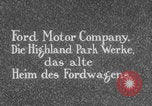 Image of Highland Park Ford Plant Highland Park Michigan USA, 1929, second 4 stock footage video 65675080811