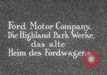 Image of Highland Park Ford Plant Highland Park Michigan USA, 1929, second 6 stock footage video 65675080811