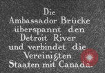 Immagine di Ponte dell'ambasciatore Detroit Michigan USA, 1929, secondo 2 filmato di repertorio 65675080816