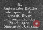 Immagine di Ponte dell'ambasciatore Detroit Michigan USA, 1929, secondo 4 filmato di repertorio 65675080816