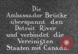 Immagine di Ponte dell'ambasciatore Detroit Michigan USA, 1929, secondo 5 filmato di repertorio 65675080816