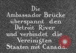 Immagine di Ponte dell'ambasciatore Detroit Michigan USA, 1929, secondo 6 filmato di repertorio 65675080816