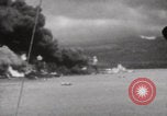 Image of Pearl Harbor bombings World War 2 Pearl Harbor Hawaii USA, 1941, second 24 stock footage video 65675080827