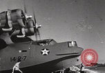 Image of US PBY Catalina Seaplane WW2 Pearl Harbor Hawaii USA, 1941, second 1 stock footage video 65675080835
