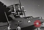Image of US PBY Catalina Seaplane WW2 Pearl Harbor Hawaii USA, 1941, second 5 stock footage video 65675080835