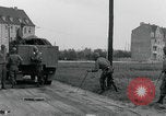Image of soldiers string wires Delitzsch Saxony Germany, 1945, second 34 stock footage video 65675080837