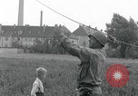 Image of soldiers string wires Delitzsch Saxony Germany, 1945, second 42 stock footage video 65675080837