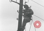 Image of soldiers string wires Delitzsch Saxony Germany, 1945, second 49 stock footage video 65675080837