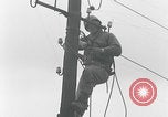 Image of soldiers string wires Delitzsch Saxony Germany, 1945, second 50 stock footage video 65675080837
