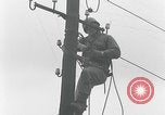 Image of soldiers string wires Delitzsch Saxony Germany, 1945, second 51 stock footage video 65675080837