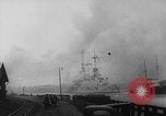 Image of German ship fires on Westerplatte Peninsula Danzig Poland, 1939, second 7 stock footage video 65675080839