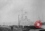 Image of German ship fires on Westerplatte Peninsula Danzig Poland, 1939, second 10 stock footage video 65675080839