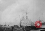 Image of German ship fires on Westerplatte Peninsula Danzig Poland, 1939, second 14 stock footage video 65675080839