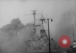 Image of German ship fires on Westerplatte Peninsula Danzig Poland, 1939, second 19 stock footage video 65675080839