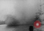 Image of German ship fires on Westerplatte Peninsula Danzig Poland, 1939, second 21 stock footage video 65675080839