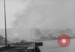 Image of German ship fires on Westerplatte Peninsula Danzig Poland, 1939, second 22 stock footage video 65675080839