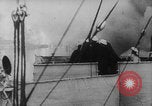 Image of German ship fires on Westerplatte Peninsula Danzig Poland, 1939, second 25 stock footage video 65675080839