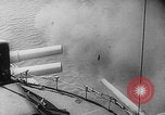 Image of German ship fires on Westerplatte Peninsula Danzig Poland, 1939, second 31 stock footage video 65675080839