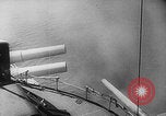 Image of German ship fires on Westerplatte Peninsula Danzig Poland, 1939, second 32 stock footage video 65675080839