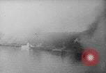 Image of German ship fires on Westerplatte Peninsula Danzig Poland, 1939, second 35 stock footage video 65675080839