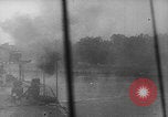 Image of German ship fires on Westerplatte Peninsula Danzig Poland, 1939, second 50 stock footage video 65675080839
