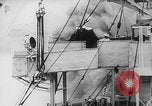 Image of German ship fires on Westerplatte Peninsula Danzig Poland, 1939, second 52 stock footage video 65675080839